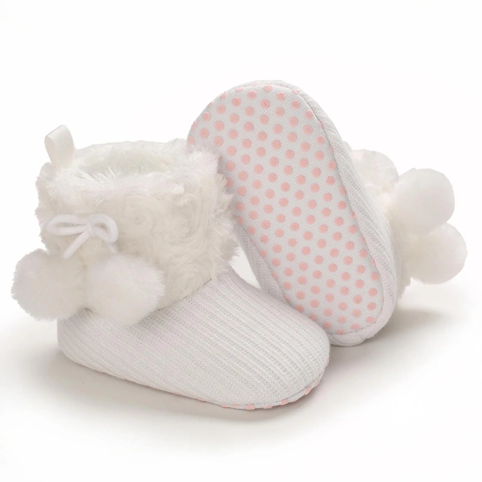 Newborn Baby Child Crawling Shoes Boy Girl Lamb Slippers Prewalker Trainers